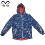 High Protection Kids Padded Jacket With Fix Hoody 100% Polyester for sale