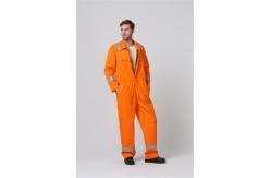 China Brass Zips Fr Flame Resistant Apparel , EN11611 Heat Resistant Overalls supplier