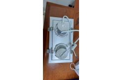 China Embedded Cri80 Led Grille Light , Rectangular Led Downlight supplier