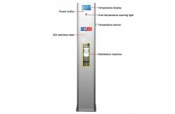 China 304 Stainless Steel Walk Through Temperature Scanner Thermal Sensor With Disinfectant Cartridge supplier