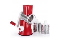 China Kitchen Plastic Rotary Hand Held Vegetable Chopper ABS AS Blue Red supplier