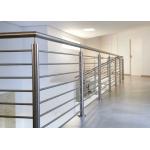 Easy Installation Stainless Steel Railing With Brushed / Mirror Surface Treatments for sale