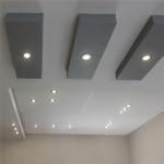 White IP20 LED Ceiling Light 40w Round Shape 3000k Powder Coating