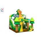Customized Inflatable Bouncer Castle With Slide Safari Park Bouncy House for sale
