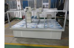 China 1500x1500mm transport vibration shaking machine for carton,package,cargo,luggage supplier