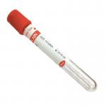 Adults Use Plain Red Single Use Vacuum Blood Collection Tube Custom Size for sale