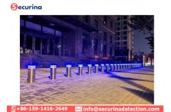 China High Security Traffic Bollard Security Barriers For Vehicle Access Controlling supplier