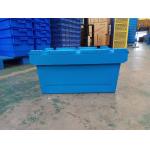 Larger Logo Printing Stack Nest Plastic Attached Lid Containers for sale