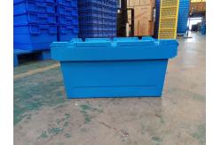 China Larger Logo Printing Stack Nest Plastic Attached Lid Containers supplier