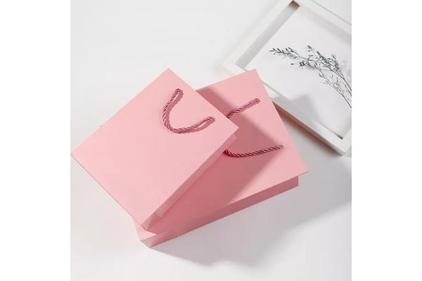 Handbag Kraft Paper Bag / Gift Bag Recyclable Drawstring Handle