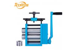 China Tooltos Four In One Manual Jewelry Rolling Mill Machine With Flat Roller supplier