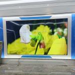 Ultra Narrow Wall Mounted Digital Signage Touch Screen LCD Splicing Screen