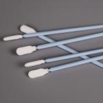 Autoclavable Cleanroom Swab Double Layer Polyester Microfiber Swabs for sale