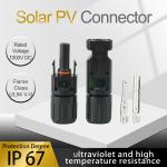 Pntech Male Female IP67 Solar Panel Connectors 30A 1000V DC 1 Pair for sale