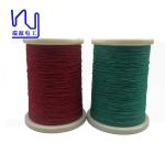Super 0.1*50 Red Natural Silk Served Litz Wire For High Frequency Transformer for sale
