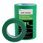 Original Crepe Paper Masking Paint Tape Green Wholesale Slitting for sale