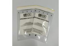 China Lab Ai 650 Biohazard Specimen Bag 4 Slot Top Self Adhesive supplier