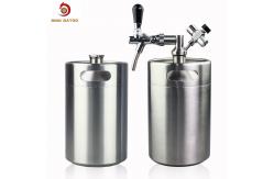 China SUS304 Pressurized Mini Keg Adjustable Flow , 5L Pressurized Growler Tap System supplier