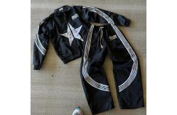 China Custom Logo Zip Up Windbreaker Track Suit Matching Jacket And Sweatpants Antistatic supplier