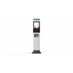 21 Inch Advertising Function Face Recognition Thermometer With 10L Dispenser