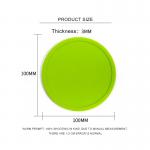 Oem Logo No Spills Round Custom Silicone Coasters