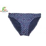 Colorful Custom Printed Clothing Small Spot Blue Bikini Bottom For Womens for sale