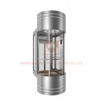Panorama Elevator Car Design , Machine Elevator Parts With Frame