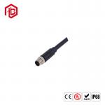 Ip67 Ip68 Waterproof Female Male M8 M12 Cable Connector Nylon Pvc Metal Panel Mount for sale