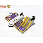 Airplane Theme Inflatable Bouncy Castle 160 SQM Commercial Grade for sale