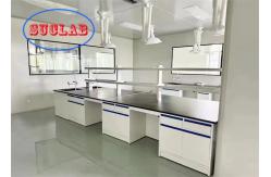 China Chemistry Lab Benches Price Equipped with DTC Rails and Customized Counter Tops supplier