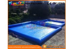 China Heat Sealed Inflatable Swimming Pool Wet Deep Rectangle Pool 0.9mm PVC Tarpaulin supplier