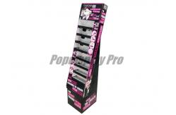 China Floor Standing Power Wing Display For Makeups 15 Logo Poster supplier