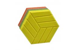 China PET Sound Absorbing Hexagon Acoustic Panels For Home Office Classroom Wall supplier