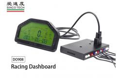 China 9V-16V Race Car Gauges Hard Wire Connection Black DO908 High Performance supplier