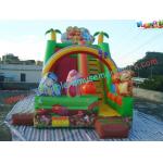 Childrens Cute Commercial Inflatable Slide , Small Inflatable Dry Slide Slip for sale