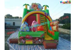 China Childrens Cute Commercial Inflatable Slide , Small Inflatable Dry Slide Slip supplier