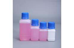 China Square Empty HDPE Plastic Lab Reagent Bottle 125 Ml Leakproof supplier