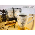 AB Sublimation Coated  360cc Ceramic Custom Coffee Mug for sale