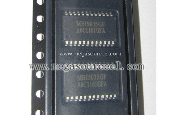 Integrated Circuit Chip MBI5035GF ---- 16-Channel PWM-Embedded LED Driver