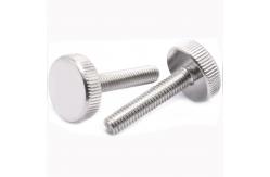 China M3-M6 Stainless Steel Thumb Screws Flat Head Knurled Screw supplier