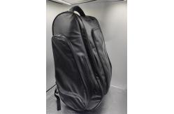 China Black Polyester Racket Sports Bag With Shoe Compartment supplier