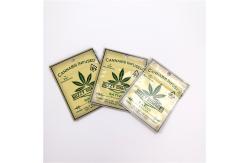 China Cbd Gummies Mylar Heat Seal Packaging Bags Smell Proof Resistant Empty Tobacco Pouches supplier