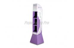 China Advertising Cardboard Point Of Sale Display Units Elegant With Square False Base supplier