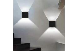 China IP65 Rated Solar Up Down Wall Lights Outdoor Wall Sconce Concise Aluminum supplier