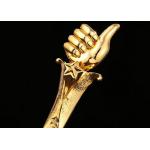 Shiny Gold Plated Resin Trophy Cup For Winners Custom Logo Accepted