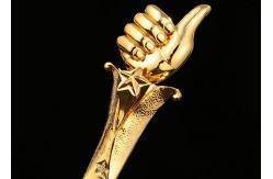 China Shiny Gold Plated Resin Trophy Cup For Winners Custom Logo Accepted supplier