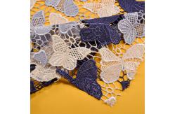 China 100% Polyester Embroidery Flower And Butterfly Designs Knitted Tricot France Lace Fabric supplier