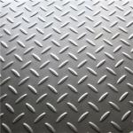 High Strength SS400 Stainless Steel Checker Plate Hot Rolled Embossed Sheet 1000mm for sale