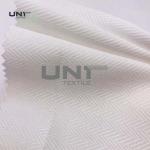 Herringbone Pocketing Fusible Interfacing Fabric Flame Retardant for sale