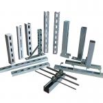Strength Lightweight Anodized Unistrut Aluminium Channel Corrosion Resistant 1-3mm C Shape for sale